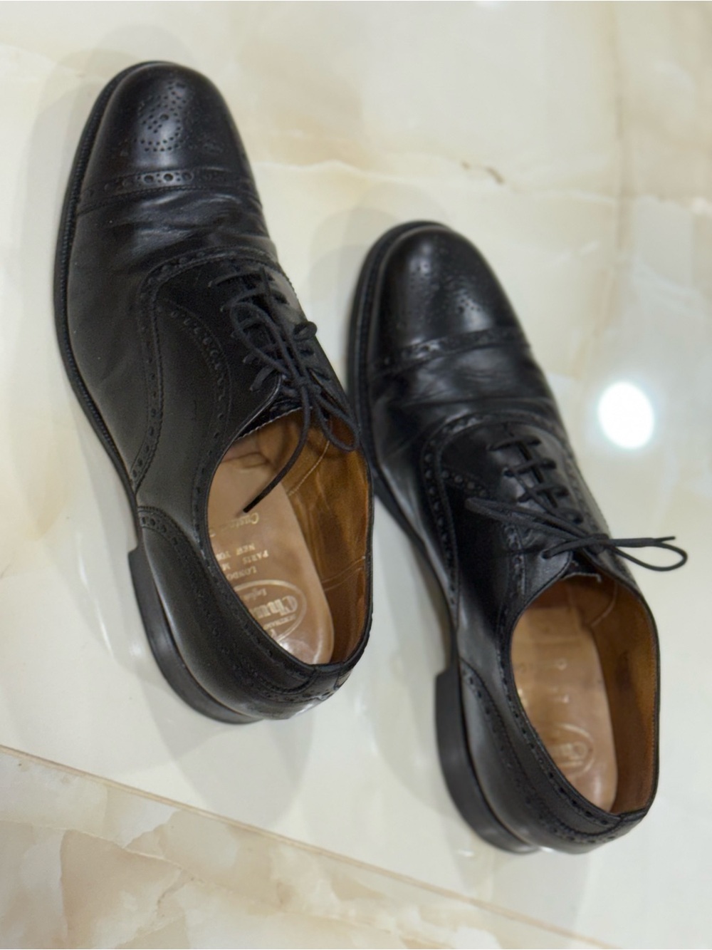 Church's Black Men's Brogue Derby Shoes